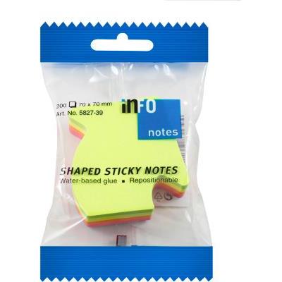 Thumbnail - Info, Haftnotiz, Haftnotizen - Formen (70 x 70 mm)