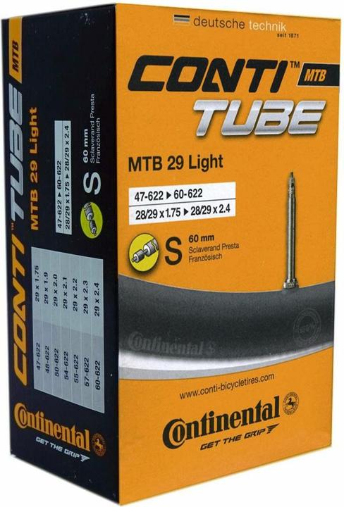 Actual product image Continental Vtt Light (Presta (SV), 29", 60 mm)