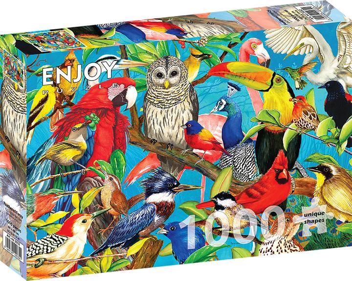 Actual product image Enjoy Puzzle ENJOY-2032 - Feathered Frenzy, Puzzle, 1000 pieces (1000 pieces)