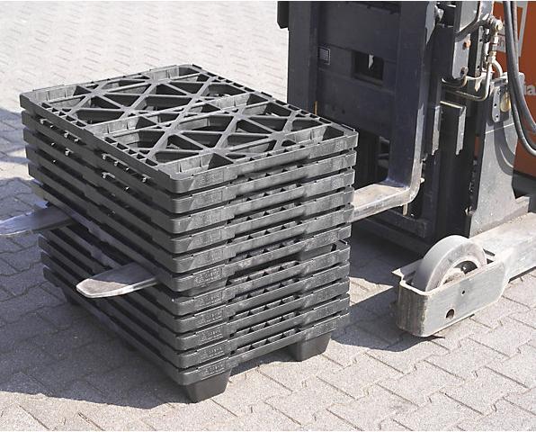 Actual product image eurokraft basic Plastic half pallet