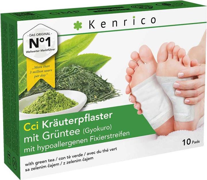 Actual product image Kenrico Herbal patch with green tea (Gyokuro) Pfl (10 x)