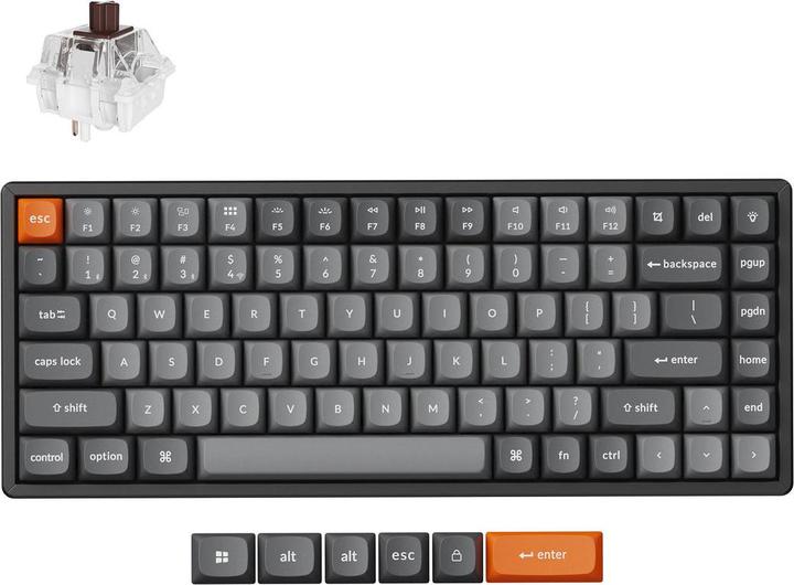 Keychron K2 Max 75% Alu RGB Brown bk H