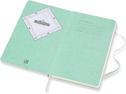 Actual product image Moleskine MONOPOLY - Notebook (A5, Checked, Hardcover)