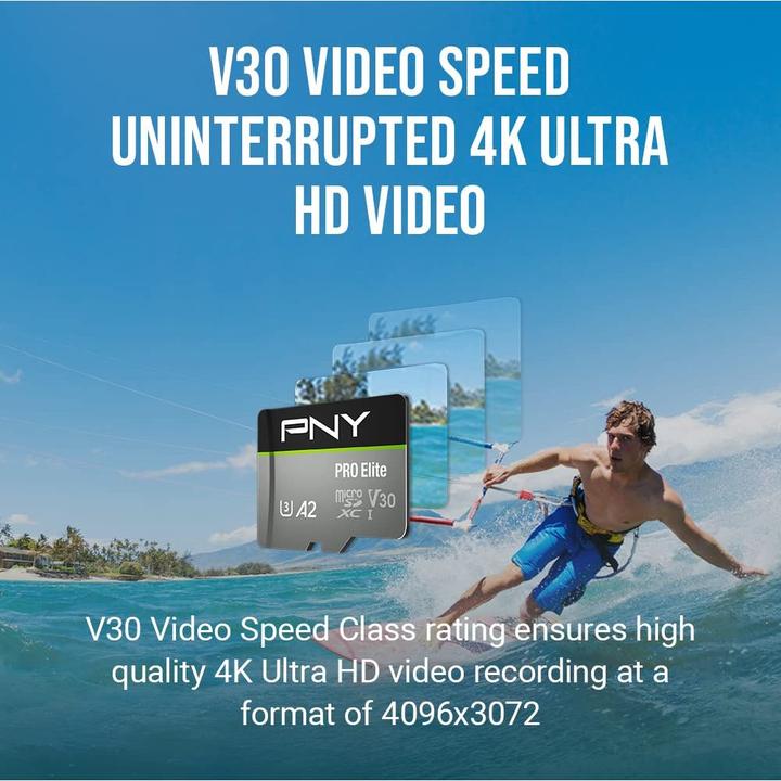 Actual product image PNY Pro Elite (1000 GB, microSDXC, U3, UHS-I)