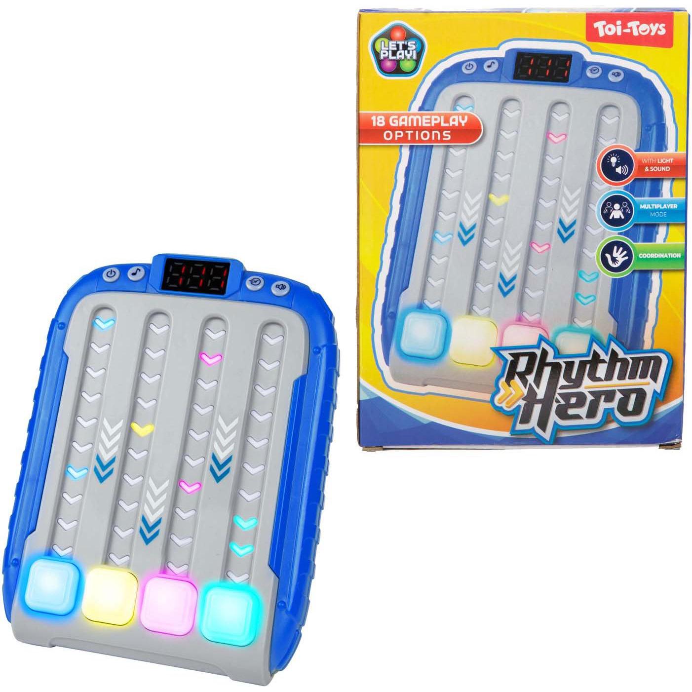 Toi-Toys Lustiges elektronisches Spiel Rhythm Hero mit Licht und Sound