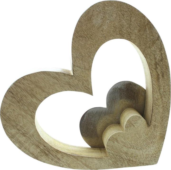 Angela Bruderer Dekofigur «Herz» aus Holz