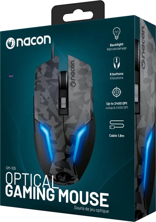 Produktbild Nacon Gaming GM-105 Optical Gaming Mouse (Kabelgebunden)