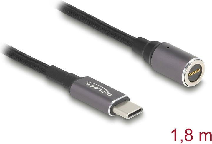 Produktbild Delock Notebook Ladekabel USB Type-C Stecker zu magnetischem (1.80 m, 60 W)