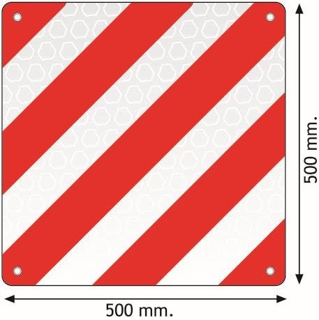 Warntafel Italien (Rot, Weiss)