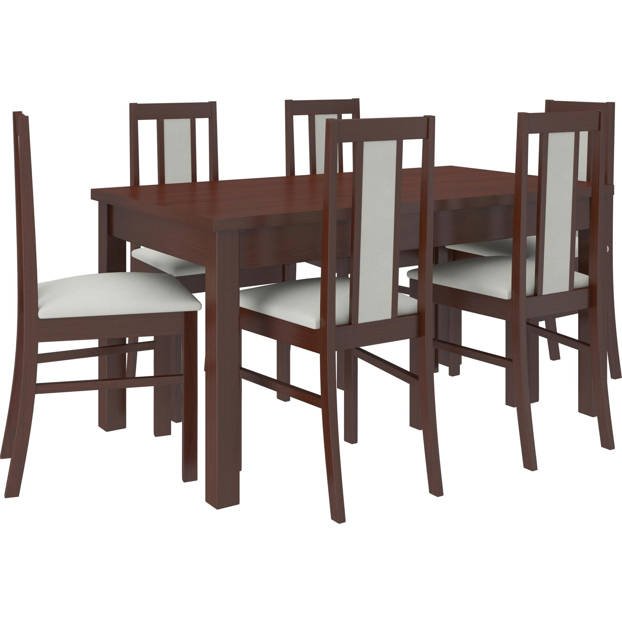 Thumbnail - ADRK Furniture, Esstisch, Tisch- und Stuhlset RODOS 52 (140 x 80 x 75 cm)