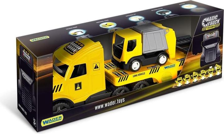 Wader Magic Truck Technic Laweta ze śmieciarką