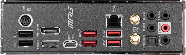 Actual product image MSI MPG Z490 Gaming Carbon Wifi (LGA 1200, Intel Z490, ATX)
