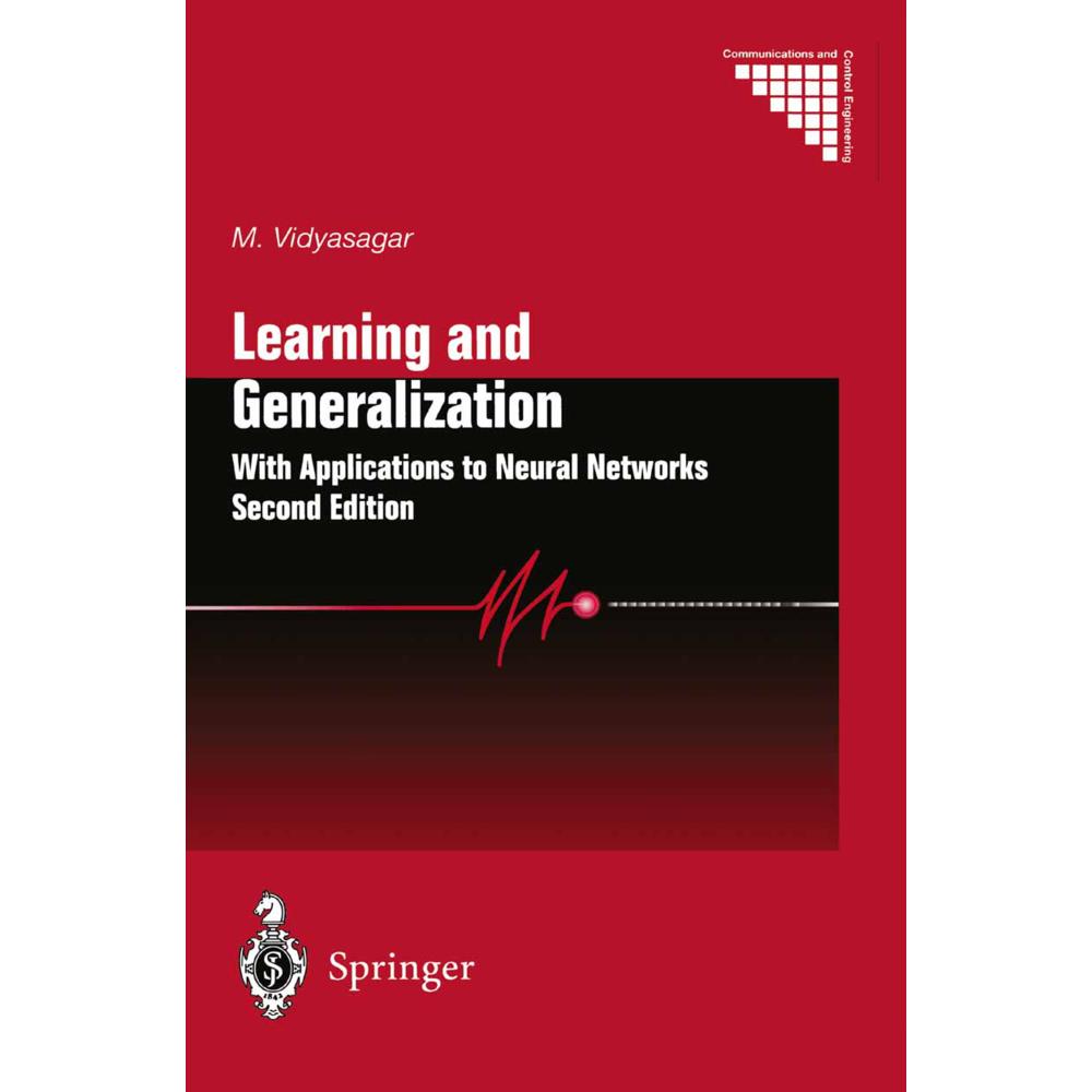 Learning and Generalisation, Fachbücher von Mathukumalli Vidyasagar