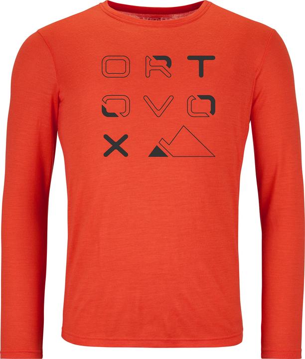 Actual product image Ortovox 185 Merino Brand Outline L/S (XL)