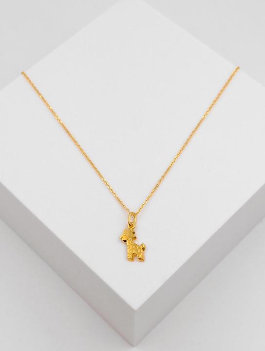 Image du produit Muau Pendant girafe or jaune 750, 19x9mm (Or jaune 750/18K)