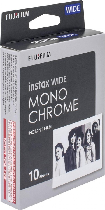 Actual product image Fujifilm Instax Wide 10 sheets Monochrome (Instax Wide 300)