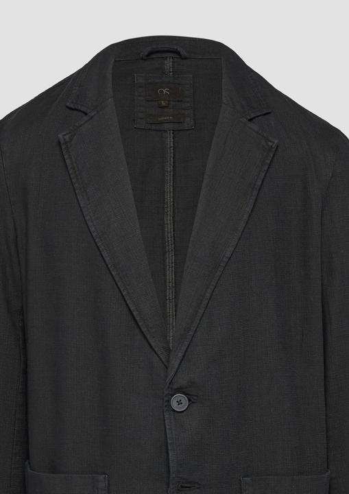 Actual product image S.Oliver Indoor-Blazer Strukturierter Baumwollblazer im Relaxed Fit (M)