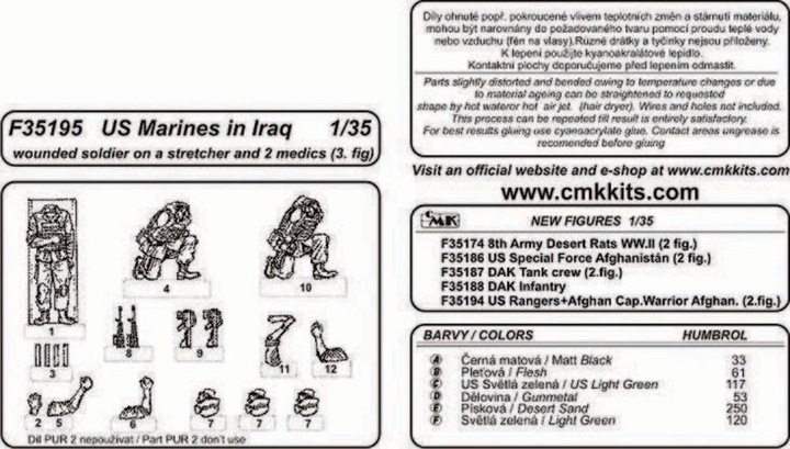 Immagine prodotto CMK I Marines americani in Iraq feriscono un soldato e due medici