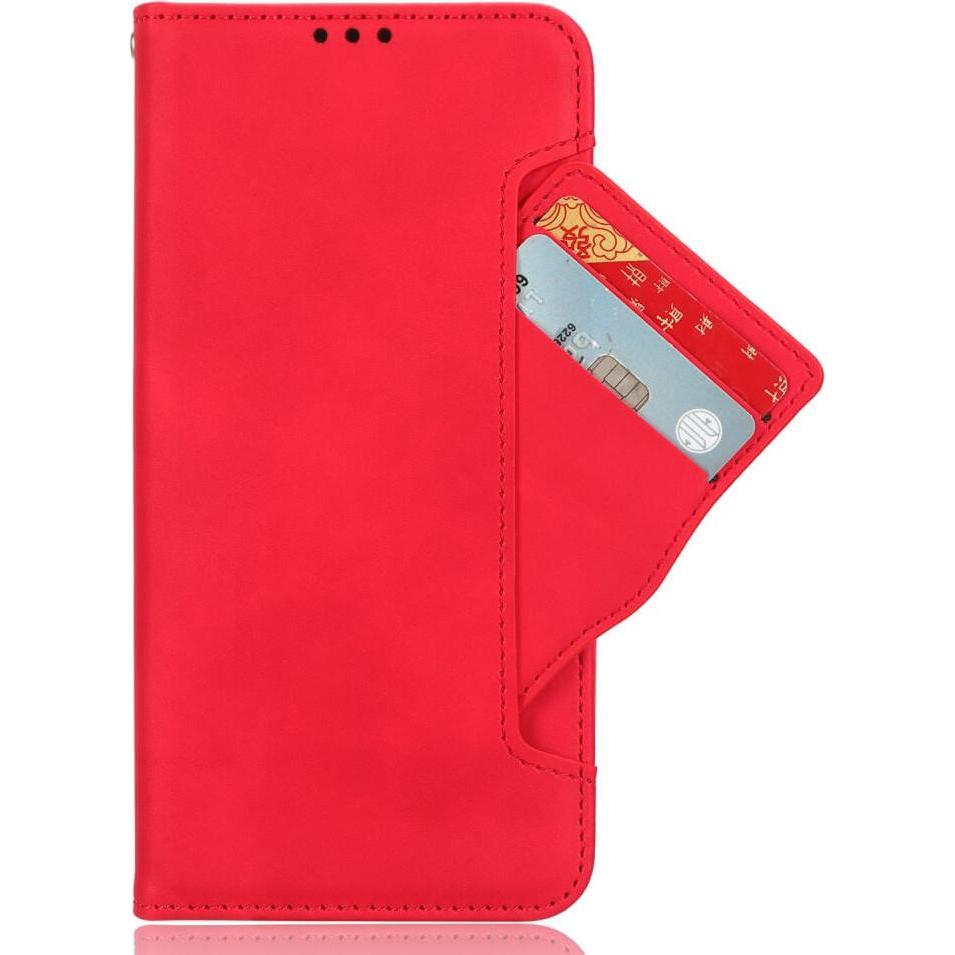 Cover-Discount Galaxy A56 5G - Etui viele Kartenfächer (Samsung Galaxy A56), Smartphone Hülle, Rot