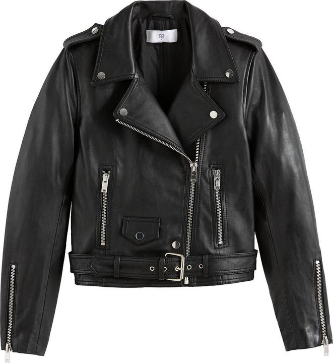 Actual product image La Redoute Collections Leather jacket Gaston (46)