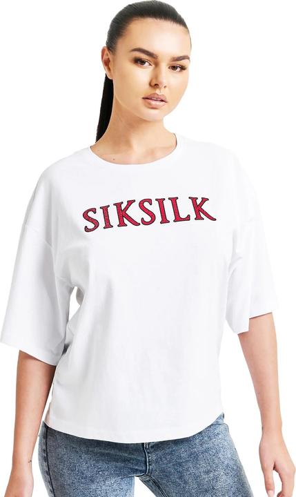 Immagine prodotto Siksilk Maglietta Corta Boxy Luccicante Donna (30)