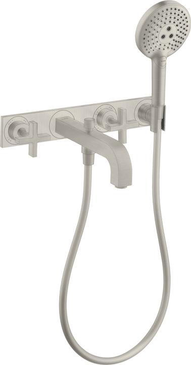 Actual product image Axor Miscelatore 3 fori per vasca Hansgrohe Citterio con maniglie a croce