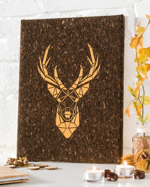 Actual product image Efco Stag head trophy" stencil, DIN A4, 1 motif