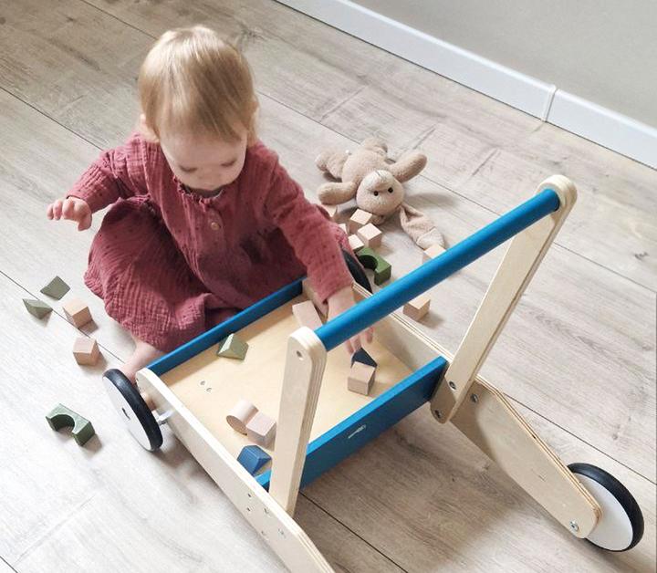 Produktbild small foot Lauflernwagen Petrolblau