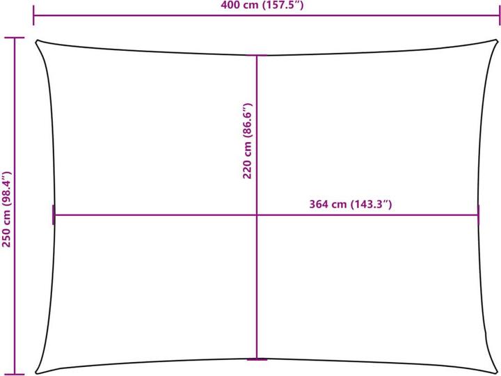 Produktbild vidaXL Nezhatok (250 x 400 cm)