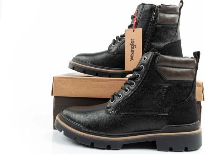 Actual product image Wrangler Nevada Herren Chelsea Boots schwarz (45)