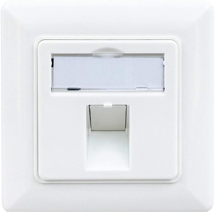Wirewin Keystone Leerdose für 1 Modul, Unterputz, Schalterprogramm-fähig, RAL9010