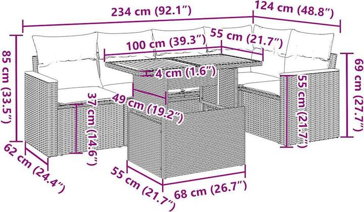 Produktbild vidaXL Hadley