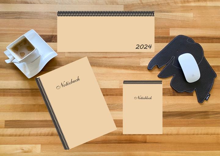 Produktbild Schreibtisch-Set, m. 1 Kalender, m. 1 Beilage, m. 1 Beilage, 3 Teile