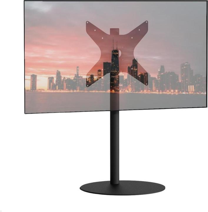 Produktbild Cavus SPHERE100B44 TV Ständer rund 32 - 55 Zoll Säule 1000 mm, schwarz (30 kg, 32" - 65")