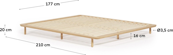 Actual product image Kave Home Anielle (160 x 200 cm)