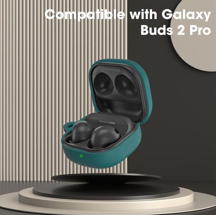 Image du produit Screenguard Samsung Galaxy Buds2 Pro Liquid Silicone Case Hülle mit Karabiner