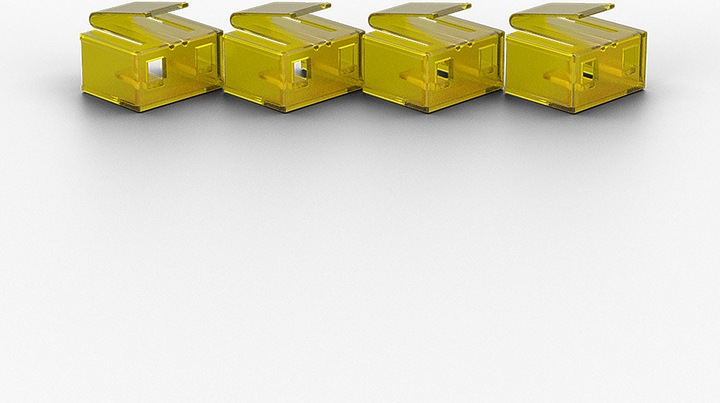 Produktbild Lindy RJ45 Port Blockers x 20 Yellow