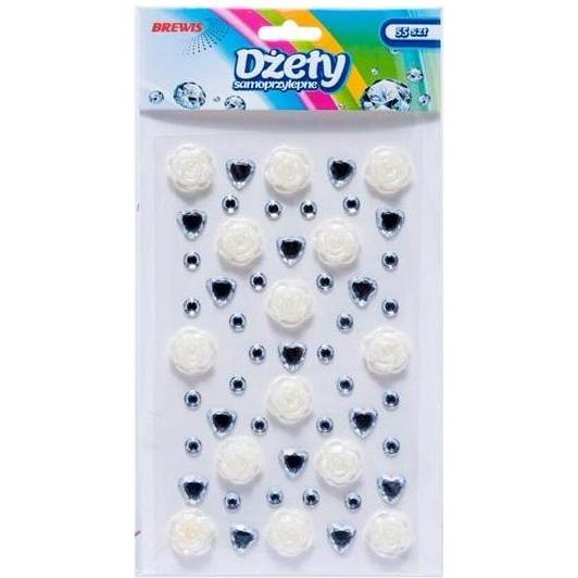 Brewis Selbstklebende Strasssteine ​​55 Stk