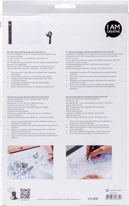Produktbild I Am Creative LED Zeichenbrett (34 x 25 cm)