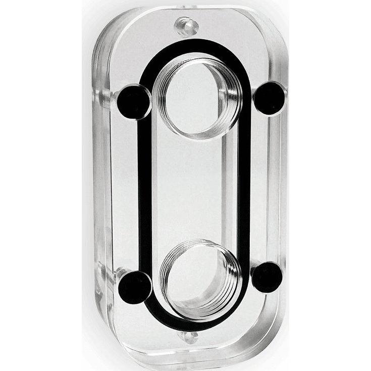 Stealkey Customs AGB Stealkey CubeTube 60mm - Tubo cubo in acrilico (0.06 m, Vetro), Tubo di raffreddamento, Trasparente