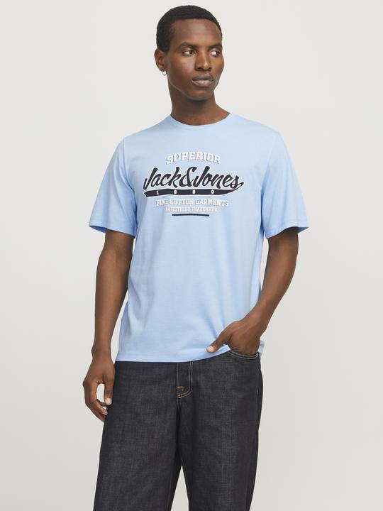 Actual product image Jack & Jones Jjelogo Tee Ss O-Neck 2 Col Ss25 Sn (3XL)