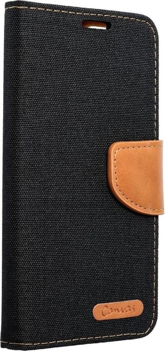 Produktbild König Design Handyhülle für Samsung Galaxy S6 Schutztasche Wallet Cover 360 Case Etui Schwarz (Samsung Galaxy S6)