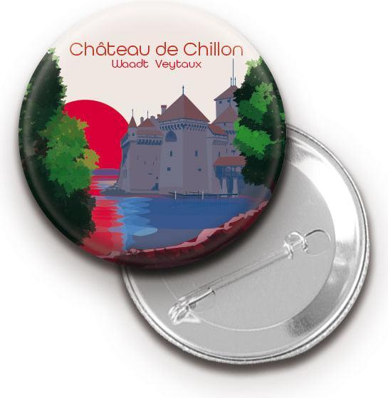Produktbild S.wert Design Button Waadt Schloss Chillon