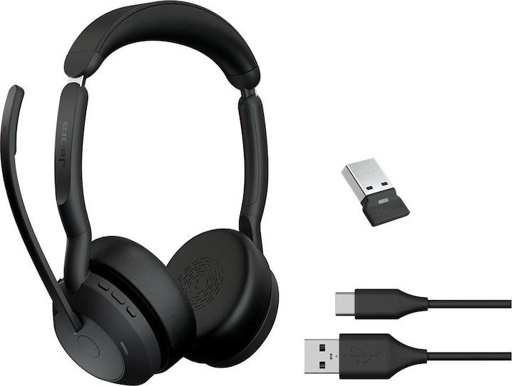 Actual product image Jabra Evolve2 55 UC (Wireless, USB-A)