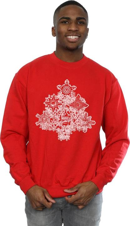 Actual product image Mens Christmas Tree Sweatshirt (S)