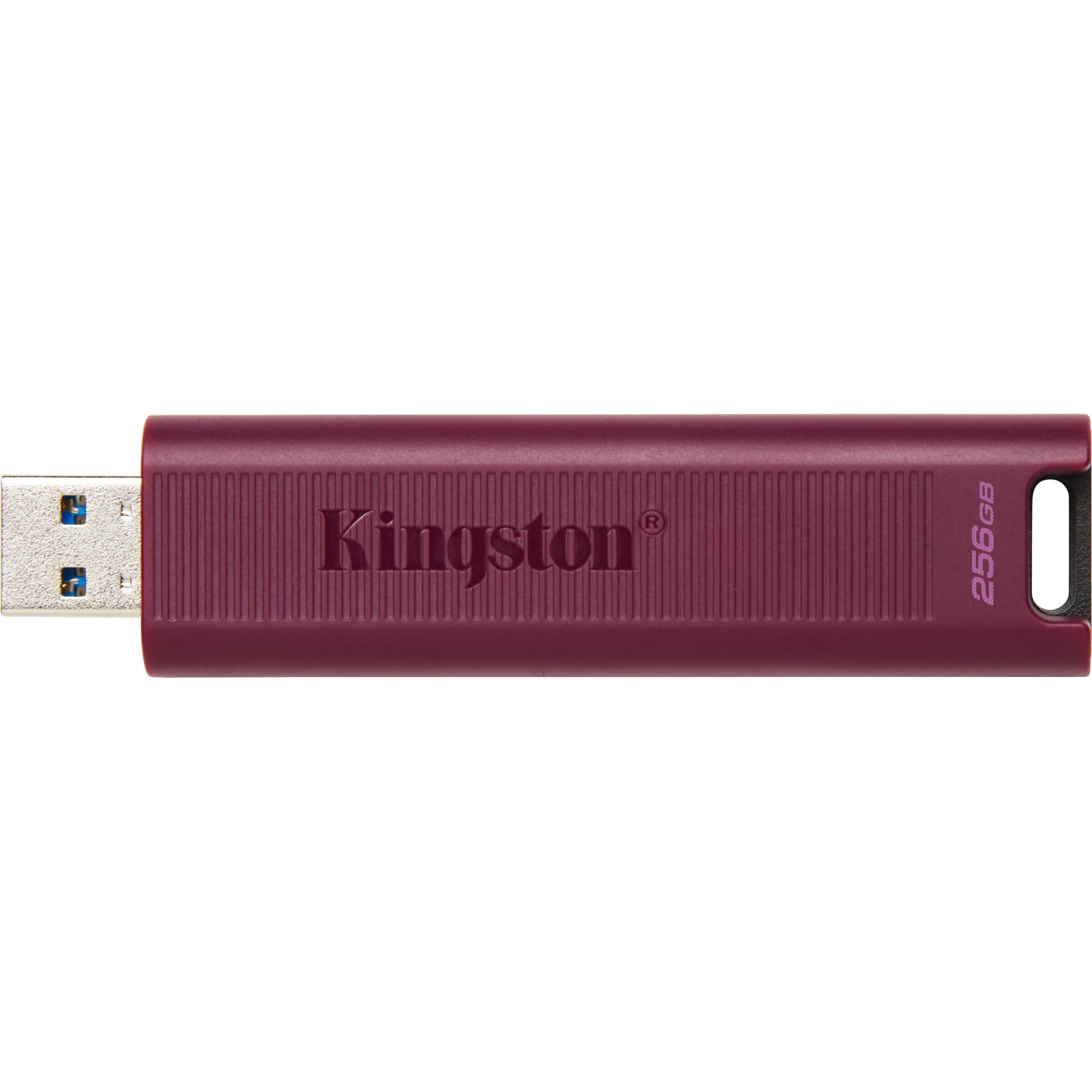 Kingston Rosso Datatraveler Max (256 Gb, Usb-A), Chiavetta Usb,
