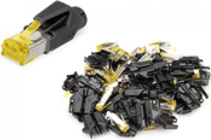 Produktbild Digitus Hirose Modularer Stecker, CAT6A TM31 8P8C, geschirmt, für Rundkabel, inkl. Haube, 10 St (Netzwerkkabel Stecker)