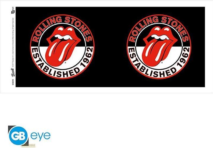 Produktbild GB Eye THE ROLLING STONES - Mug - 320 ml - Established - subli - box x2 (320 ml, 2 x)