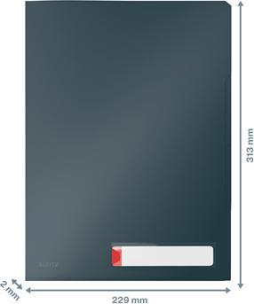 Image du produit Leitz Pochette transparente Cosy Privacy Gris (A4, 3x)