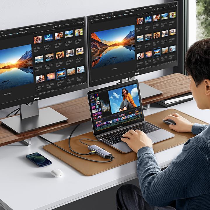 Actual product image Ugreen USB-C 9-In-1 Multifunction Adapter (USB-C, 9 ports)